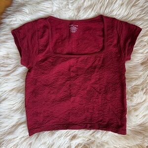 Frankee and Skylar Textured Women's Crop Top